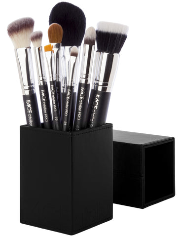 PRO SERIES SYNTHETIC BRUSH SET with MAGNETIZED CASE